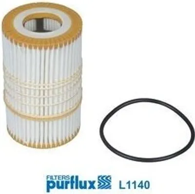 Produktbild von Ölfilter PURFLUX L1140 Filtereinsatz für AUDI A4 Avant (8K5, B8) A6 Avant (4G5, 4GD, C7) A5 Sportback (8TA) A4 Limousine (8K2, B8) A6 Limousine