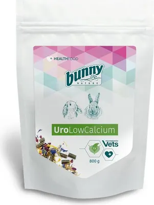 Image de Bunny Health UroLowCalcium 800g, Aliment pauvre en calcium pour lapins