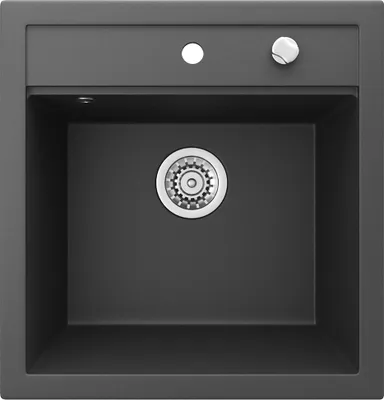 Produktbild von Bergström Spülbecken Tesa, 50 x 49 cm, Schwarz