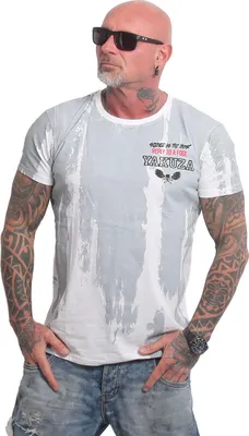 Obrázok produktu pre Pánske tričko Yakuza Fool Allover Regular, biele, XL