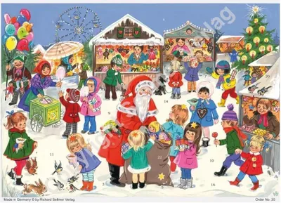 Immagine prodotto di Calendario dell'Avvento n. 30: Mercatino di Natale, formato A4