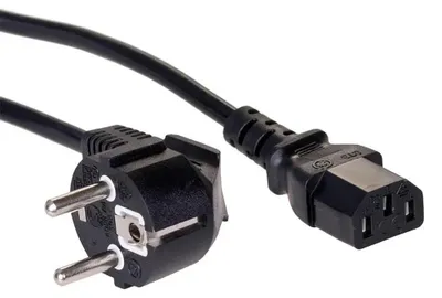 Obrázek produktu pro Napájecí kabel ATX Akyga AK-PC-01A 3 pin k počítači IEC C13 / CEE 7/7 1,5 m