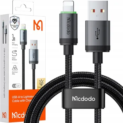 Immagine prodotto di Mcdodo Caricatore Usb Lightning Cavo Di Ricarica Veloce Per Iphone 1M Led