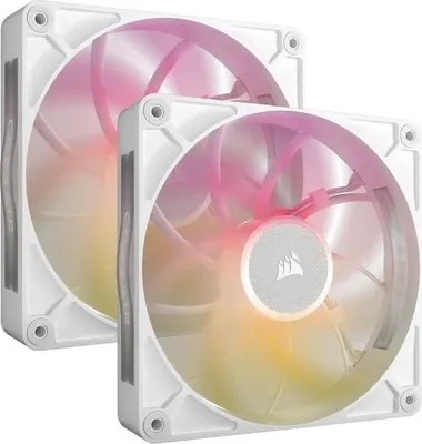 Image de Ventilateur PC Corsair iCUE LINK RX140 RGB Max White, 14 cm, 300-1600 tr/min, 0.2-2.38 mmH2O