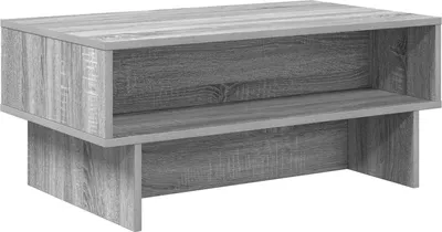 Produktbild von "2026 MODERNE"Couchtisch - Wohnzimmer Tisch modern - Graues Sonoma 80 x 46 x 35 cm Holzwerkstoff - Kaffeetisch CC3150417
