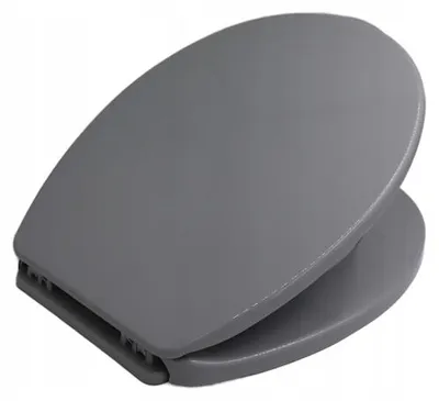 Produktbild von Bisk Iris WC-Sitz Grau Polypropylen 08471