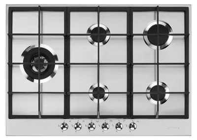 Produktbild von Smeg PX375L Einbau-Gaskochfeld 5 Brenner Edelstahl