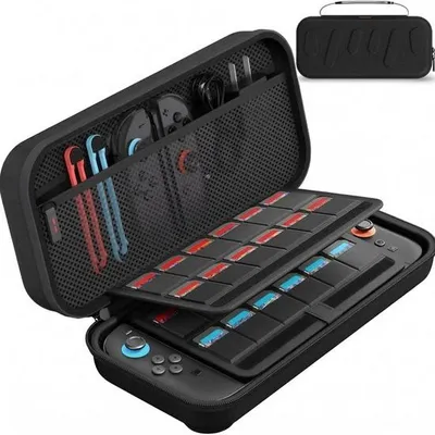 Produktbild von JustValue Case passend für Nintendo Switch 2 – Hardcase – 24 Spielkarten