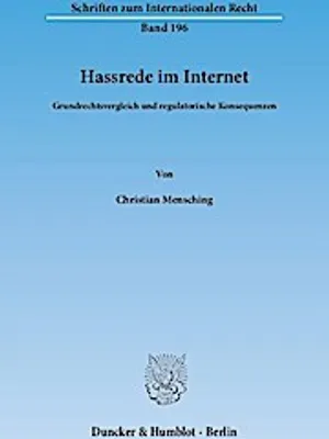 Produktbild von Mensching, C: Hassrede im Internet