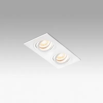 Zdjęcie produktu dla Regulowana lampa wpuszczana RADÓN-2 2-światła biała