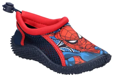 Produktbild von LEOMIL Marvel Spider-Man SP014873, Kinder Wasserschuhe dunkelblau rot rutschhemmend Schwimmschuhe, Navy/Rot 26