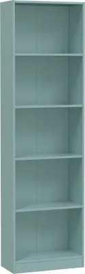 Zdjęcie produktu dla Bücherregal >i-JOY< in Aqua-Grün - 52x180x25 (BxHxT)