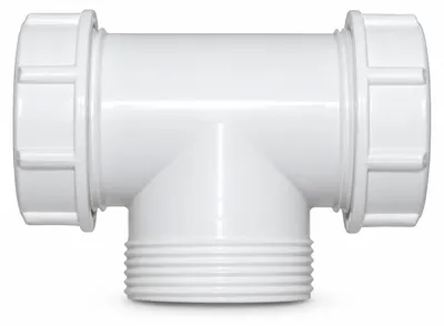 Produktbild von HL Hutterer & Lechner T-Stück aus PP, DN40 x 6/4", für Küchen-Siphons, 1 Stk.
