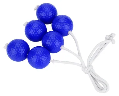 Produktbild von 3 Paar Leitergolfball-Wurfbälle, Bolas-Set, Ersatzbälle, blau
