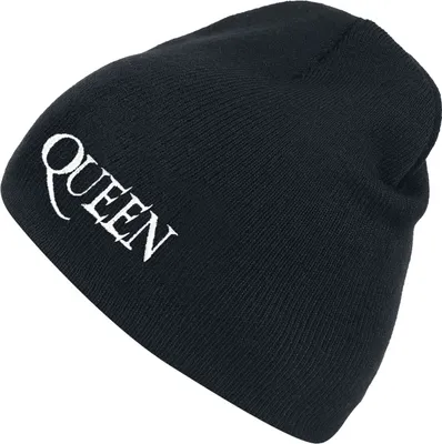 Produktbild von Queen Mütze Uni Logo schwarz Standard
