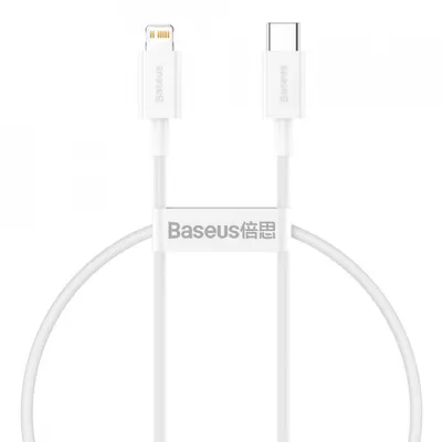 Obrázok produktu pre Cablu Baseus USB Type C - Lightning Power Delivery 20 W 1,5 m biely (CATLYS-02)