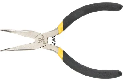 Produktbild von Präzisions-Langspitzzange, gebogen, 130 mm
