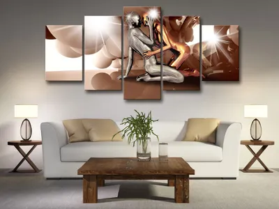 Produktbild von ABSTRAKT EROTIK Acrylglasbild Modern Wandbild Glasbilder Bilder h-A-0046-k-p