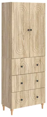 Obrázok produktu pre Sada skríň 2 pcs 66 x 34,5 x 90 cm Kompozitné drevo