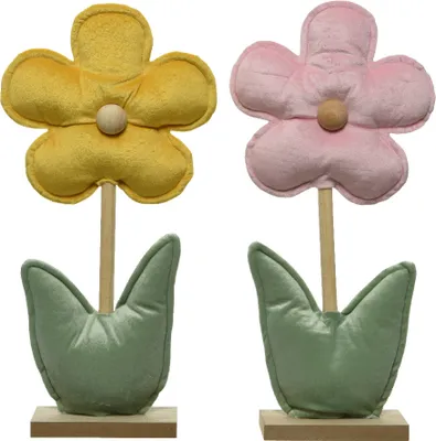 Zdjęcie produktu dla Figurka ozdobna na parapet kwiatek pluszowy 41 cm