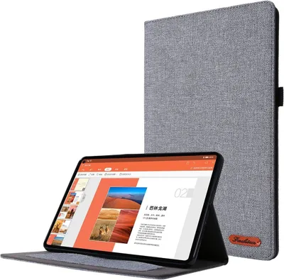 Zdjęcie produktu dla Etui na tablet König Design kompatybilne z Lenovo Tab P11 Pro 11.5 2023 Fabric Smart Cover Case Grey