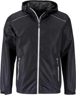 Produktbild von Herren Jacke Men`s` Rain Jacket - Wind- und wasserdicht - Farbe: Black/Silver (Solid) - Größe: S