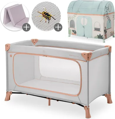 Produktbild von Hauck Reisebett Set Dream N Play Plus inkl. Spielzelt,