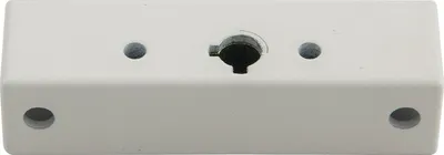 A white window lock mechanism is shown against a white background.