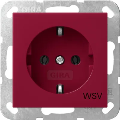 Image de GIRA 4188108 SCHUKO WSV System 55 Rot (4188108)