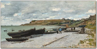 Produktbild von Coloray - Bild aus Glas - Glasbilder - 100 x 50 cm - Dekoration Wohnzimmer Wanddekoration Gehärtetes Glas Küche Glasblock mit Bild - Sainte-Adresse Monet