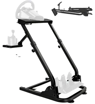 Image de Support pour simulateur de course, réglable en hauteur, construction robuste, 1 pièce (PL)