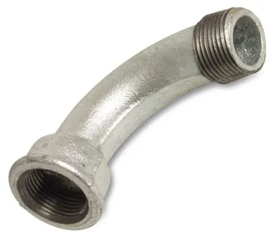 Obrázok produktu pre Závitová tvarovka koleno z tvárnej liatiny 90° 1 1/4" IG x 1 1/4" AG