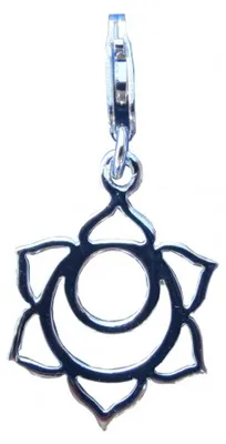 Immagine prodotto di Ciondolo con moschettone "Svadistanam Chakra" 1,4 cm argento 925