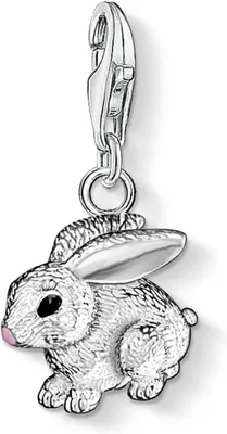 Produktbild von Thomas Sabo Anhänger Charm-Club Hase 925 Sterling Silber Kaltemail Blank 0819-007-12