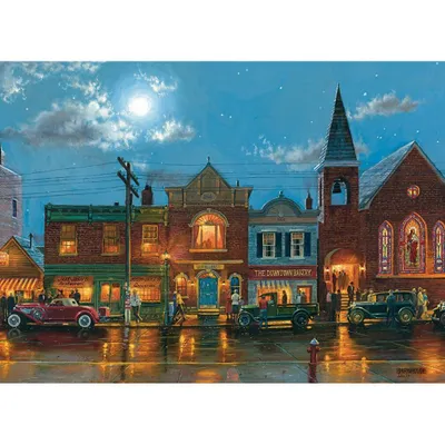 Produktbild von COBBLE HILL Abendstraße Puzzle 1000 Teile
