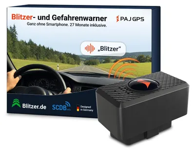 Produktbild von PAJ GPS Tracker & Verkehrsassistent fürs Auto (12V) – ohne Handy-Kopplung