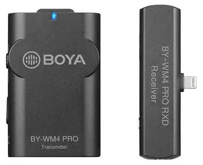 Obrázok produktu pre Přijímač BOYA BY-WM4RXD bezdrátový, iOS, dosah 60m
