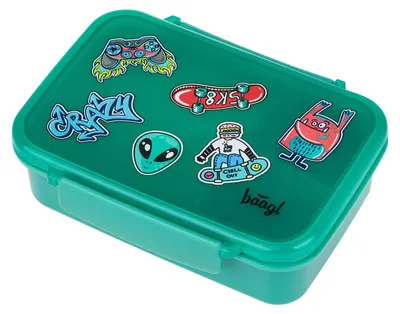 Produktbild von Baagl Brotdose Kinder Schule Lunchbox Jungen Kindergarten Fächern - Chill