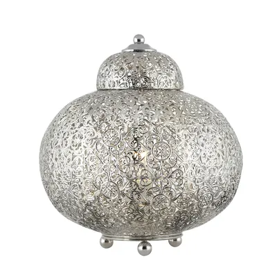 Immagine prodotto di Lampada da tavolo, nichel, H 26 cm, FRETWORK