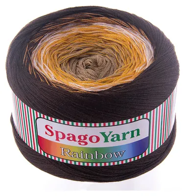 Produktbild von 250g Farbverlaufsgarn Rainbow mit 1000m Bobbel Strickwolle Häkelgarn Sommerwolle