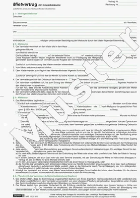 Obrázek produktu pro BRUNNEN 1025203 Formulář "Smlouva o pronájmu komerčních prostor" A4