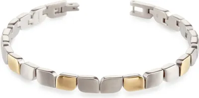 Produktbild von Boccia Armband 03007-02 Reintitan. Gold plattiert, 20,5 cm