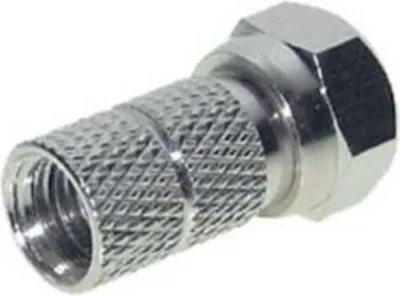 Produktbild von F-Stecker; 6,5; ---mit großer Mutter