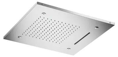 Produktbild von Herzbach LIVING SPA LED Deckeneinbau-Brause 500x500mm Regen/Spray/Schwall poliert