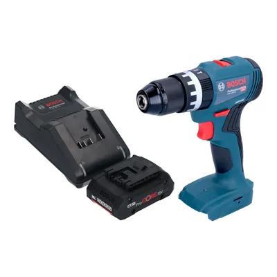 Zdjęcie produktu dla Bosch GSB 18V-45 Profesjonalna akumulatorowa wiertarko-wkrętarka udarowa 18 V 45 Nm bezszczotkowa + 1x akumulator ProCORE 4,0 Ah + ładowarka