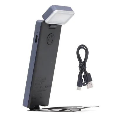 Zdjęcie produktu dla Lampka do czytania, przenośne łóżko, ładowalna lampka LED do zakładek, 3 kolory, bezstopniowe ściemnianie dla miłośników książek i dzieci