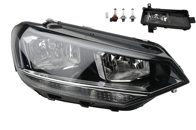 Produktbild von Scheinwerfer passend für VW Touran 5T 05/15- H7 H7 R +Nebel+Leuchtmittel 5TB941006A 5TA941662A Johns