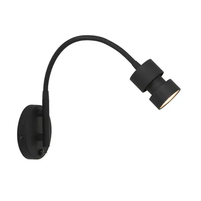 Immagine prodotto di Steinhauer - lampada da parete - Natasja LED - nero - metallo - lampada da letto - GU10 - 3094ZW