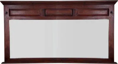 Image de MASSIVMOEBEL24 | Miroir 160x7x87cm - Bois d'acacia laqué (Nougat) - OXFORD #405