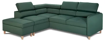 Zdjęcie produktu dla Narożnik sofa w kształcie litery L funkcja kanapa design tapicerka tekstylna narożnik nowoczesny apartament nowy